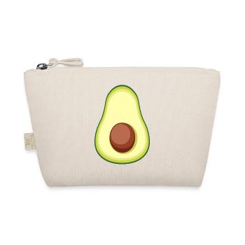 Avocado Costume Funny Halloween Gift Idea - Organic Pouch - nature - Front