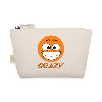 Crazy dot - small crazy dot - Organic Pouch - nature - Front