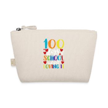 100 days of school and still having fun - Organic Pouch - nature - Front