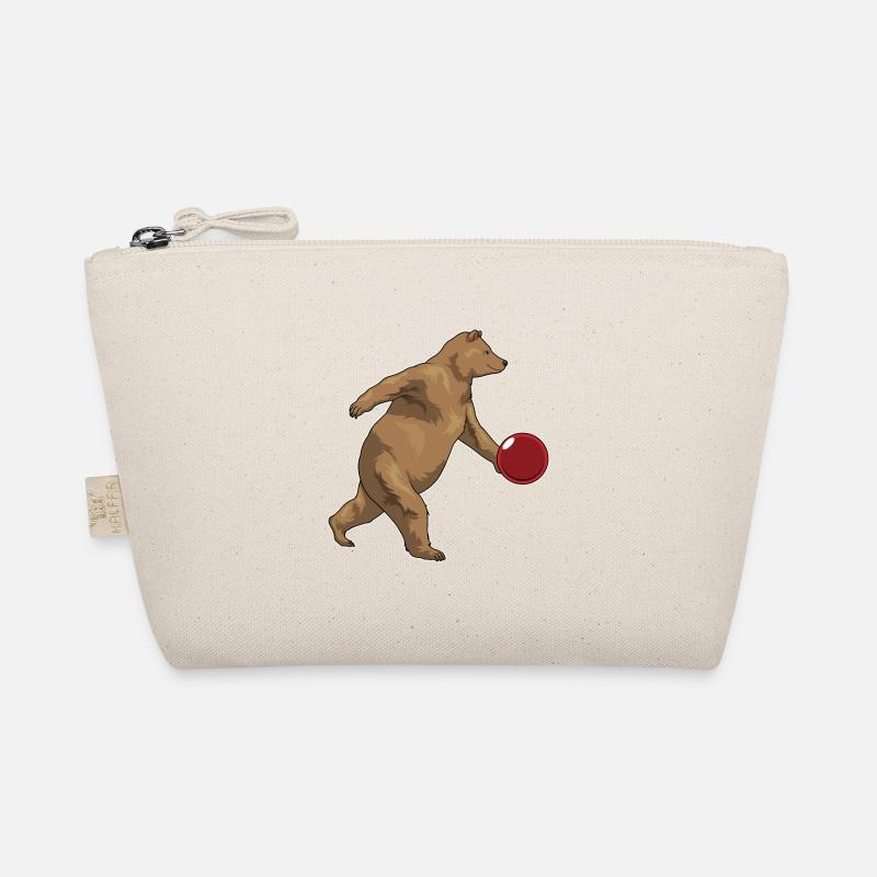 Bear Bowling Bowling Ball Organic Pouch