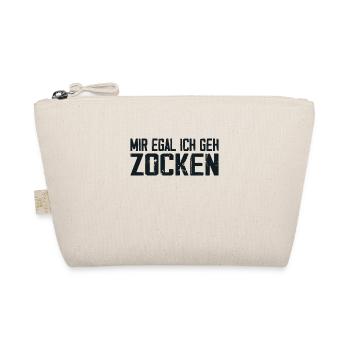 Mir Egal Ich Geh Zocken - Bio-Täschchen - Natur - Vorne