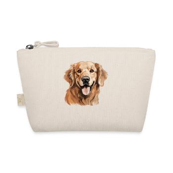 Dog Golden Retriever - Organic Pouch - nature - Front