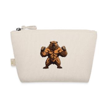 Ours Grizzly Musculation Muscles - Trousse biologique - nature - Devant