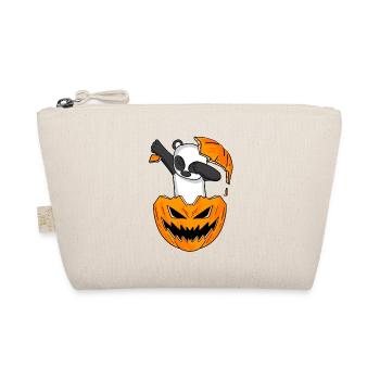 Dabbing Panda Halloween dab gift - Organic Pouch - nature - Front