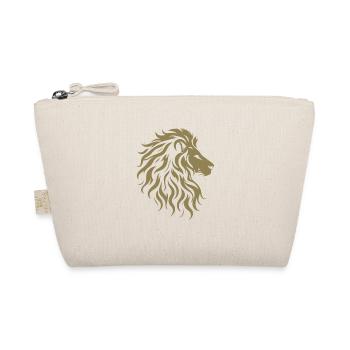 Silhouette majestueuse de tête de lion - Trousse biologique - nature - Devant