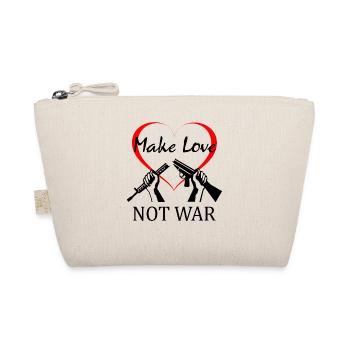 Against War - Gegen Krieg - Bio-Täschchen - Natur - Vorne