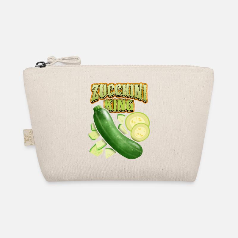 Zucchini King, Funny Vegetable Saying Organic Pouch