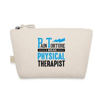 PT Physiotherapie Physiotherapeutin Job - Bio-Täschchen - Natur - Vorne