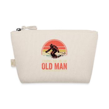 I Know I Ski Like An Old Man Try To Keep Up Skiing - Bio-Täschchen - Natur - Vorne