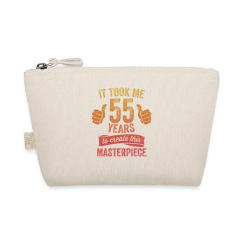 Funny 55 Years Old Joke 55th Birthday Gag Vintage - Organic Pouch - nature - Front