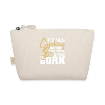 Funny Cyclist Saying - Organic Pouch - nature - Front