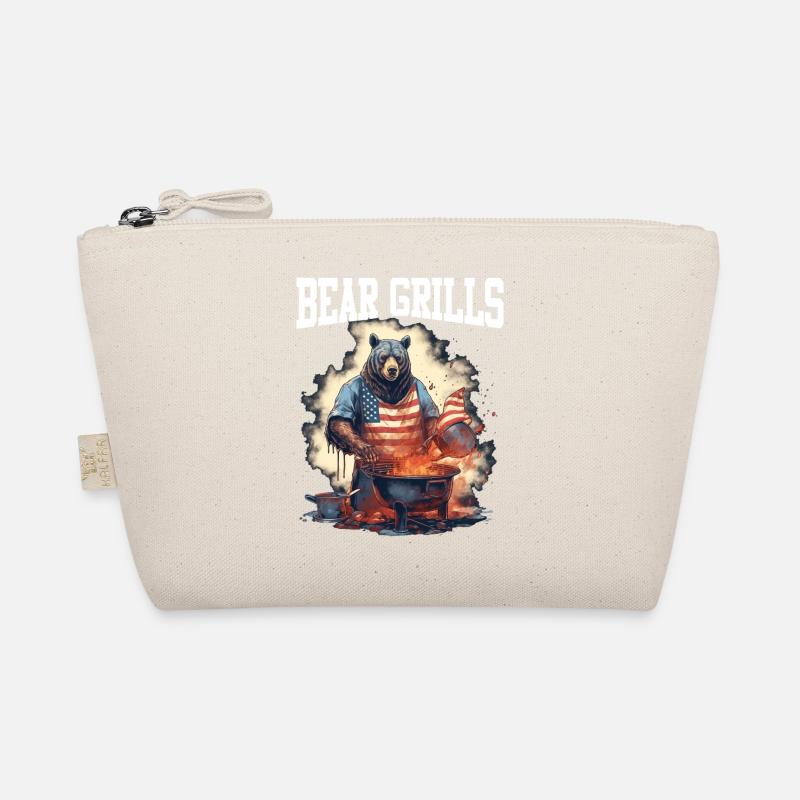 Bear Grills Barbecue Grill BBQ Grillen Bär Camping Bio-Täschchen