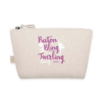Baton Twirling Baton Twirler Gift - Organic Pouch - nature - Front