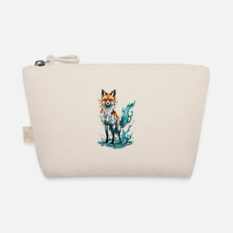 Fox Standing in Tranquil Waters Organic Pouch