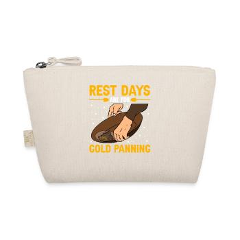 Gold Panning Gold Search - Organic Pouch - nature - Front