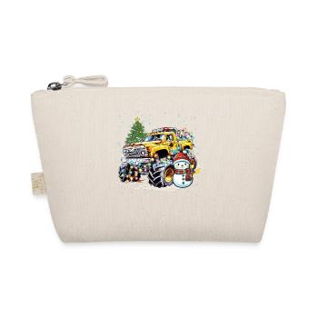 Noël Monster Truck Bonhomme de neige Lumières de Noël - Trousse biologique - nature - Devant