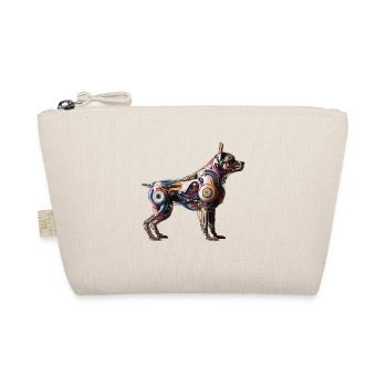 Colorful Abstract Robot Dog - Organic Pouch - nature - Front