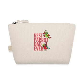 Best Parrot Dad Ever Animal Bird - Organic Pouch - nature - Front