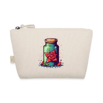 Un bocal en verre avec des roses - Trousse biologique - nature - Devant