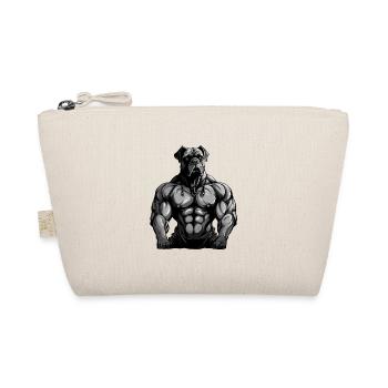 Dog Muscles Workout Gym - Organic Pouch - nature - Front