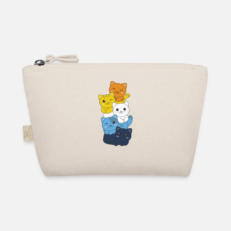 Aroace Flag Pride LGBTQ Mignon Chats Bouquet Trousse biologique