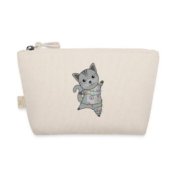Cat, Christmas, Snow, Winter, Animals, Cats - Organic Pouch - nature - Front