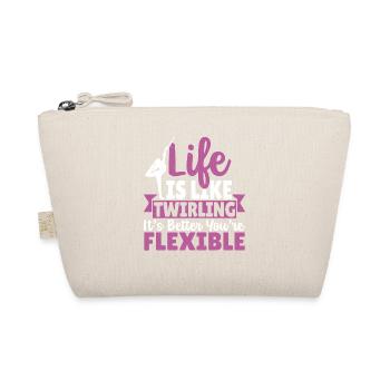 Baton Twirling Baton Twirler Gift - Organic Pouch - nature - Front