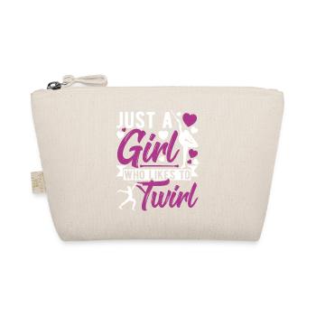 Baton Twirling Baton Twirler Gift - Organic Pouch - nature - Front