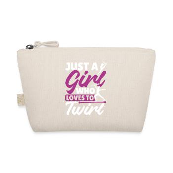 Baton Twirling Baton Twirler Gift - Organic Pouch - nature - Front