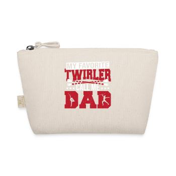 Baton Twirling Baton Twirler Gift - Organic Pouch - nature - Front
