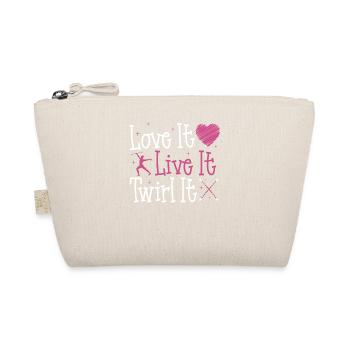 Baton Twirling Baton Twirler Gift - Organic Pouch - nature - Front