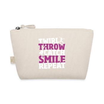 Baton Twirling Baton Twirler Gift - Organic Pouch - nature - Front