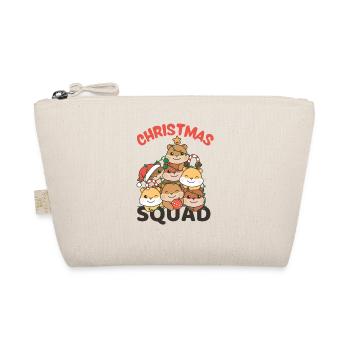 Hamster Weihnachtsbaum Christmas Squad Hamster - Bio-Täschchen - Natur - Vorne