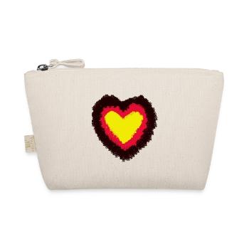 German Germany Countries Hearts Heart Gate Pride - Organic Pouch - nature - Front
