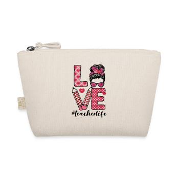 Amour Messy Bun Professeur Vie - Trousse biologique - nature - Devant