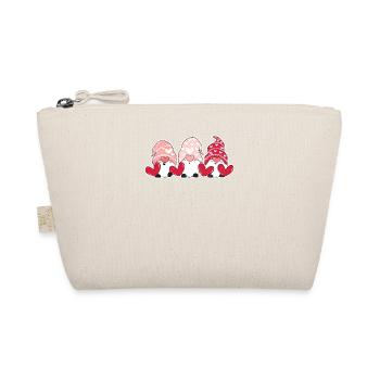 Trois nains coeur joyeux Saint Valentin coeurs Gnome - Trousse biologique - nature - Devant
