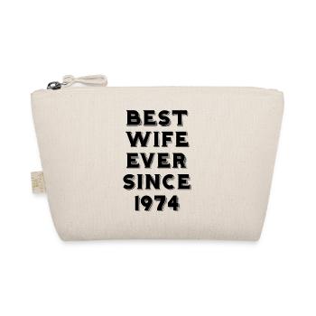 Best Wife Since 1974 - Bio-Täschchen - Natur - Vorne