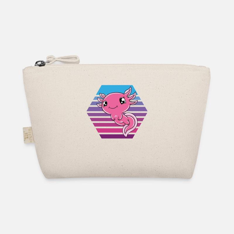 Cute Axolotl Funny Axolotl Organic Pouch