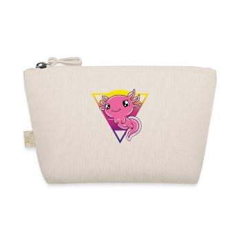 Cute Axolotl Funny Axolotl - Organic Pouch - nature - Front