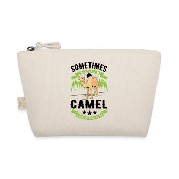 Camel Gift Dromedary Camel Large Camel - Organic Pouch - nature - Front