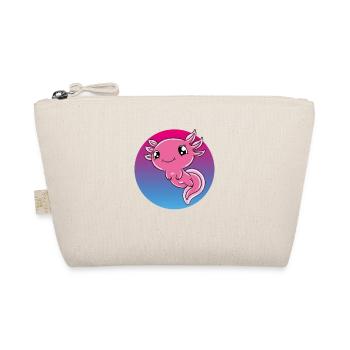Cute Axolotl Funny Axolotl - Organic Pouch - nature - Front