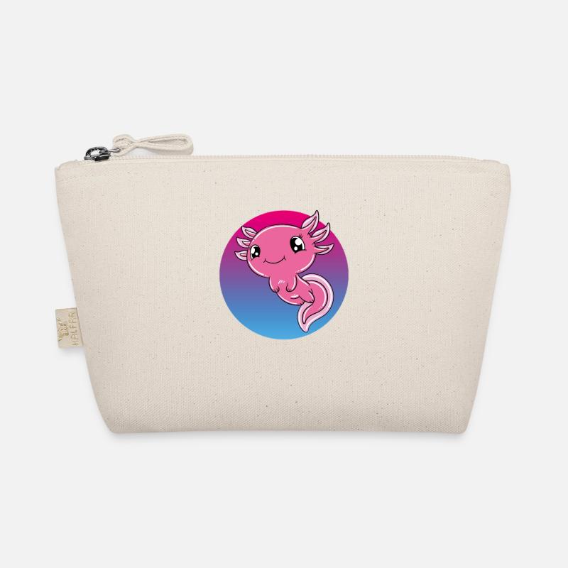 Cute Axolotl Funny Axolotl Organic Pouch