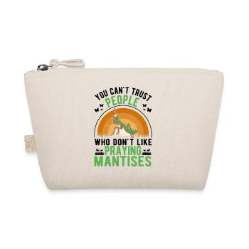Gottesanbeterin Geschenk Mantis Fangschrecke - Bio-Täschchen - Natur - Vorne