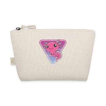 Cute Axolotl Funny Axolotl - Organic Pouch - nature - Front