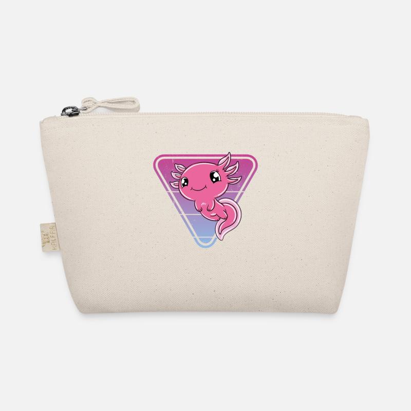 Cute Axolotl Funny Axolotl Organic Pouch