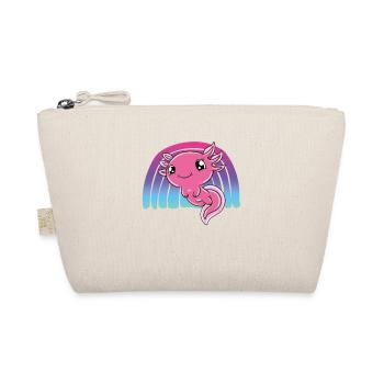 Cute Axolotl Funny Axolotl - Organic Pouch - nature - Front