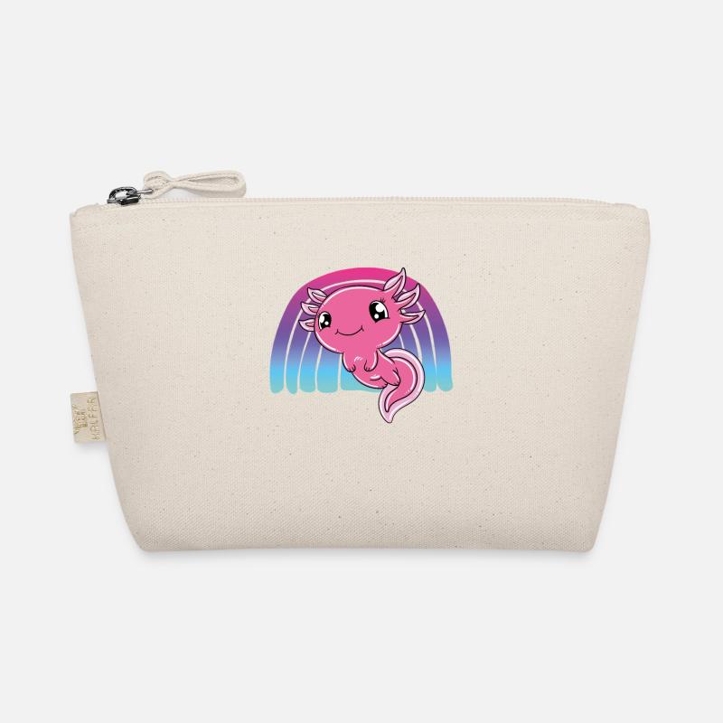 Cute Axolotl Funny Axolotl Organic Pouch
