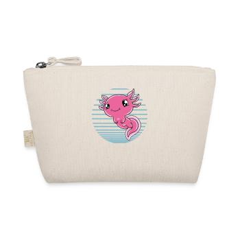 Cute Axolotl Funny Axolotl - Organic Pouch - nature - Front