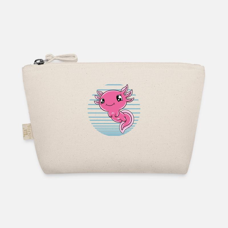 Cute Axolotl Funny Axolotl Organic Pouch