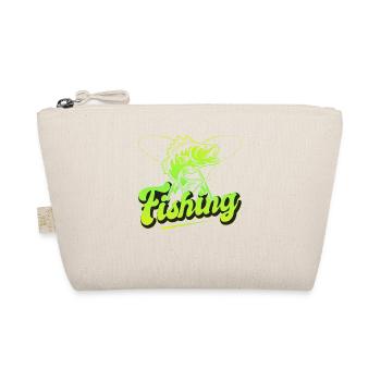 Fishing, Angler, Fisherman Fishing and Pike Fishing - Organic Pouch - nature - Front